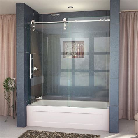 stainless steel enclosure shower over tub|fully enclosed shower cubicles sale.